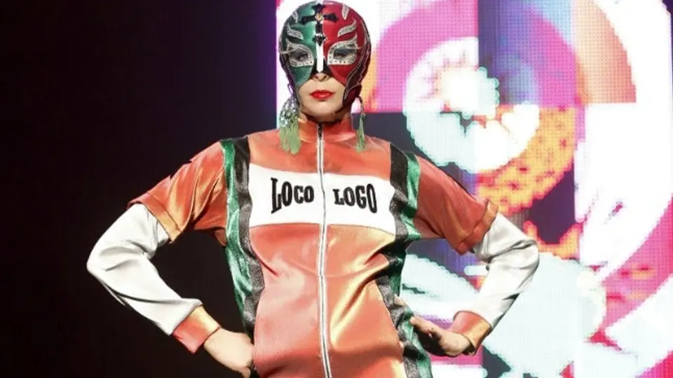 Máscara de Rey Mysterio, presente en la Semana de la Moda