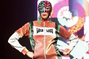 Máscara de Rey Mysterio, presente en la Semana de la Moda