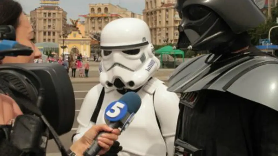 Darth Vader y Yoda contienden por el Parlamento de Ucrania