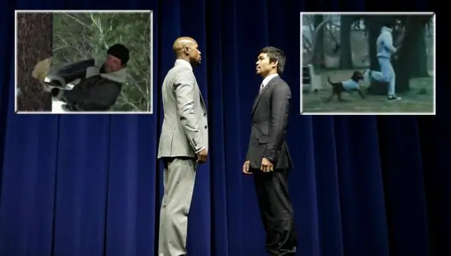 Mayweather y Pacquiao, con entrenamiento de película