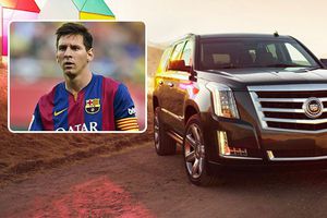 Messi maneja la misma camioneta que Obama