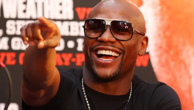 Floyd Mayweather, en conferencia de prensa | ESPECIAL