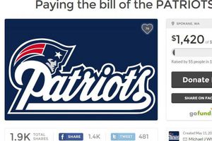 Crean recolecta para ayudar a los Patriotas a pagar su multa