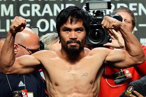 Pacquiao se adelanta y ya está en Los Ángeles