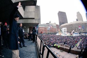 Afición le da cálida despedida a los Patriotas en Foxboro
