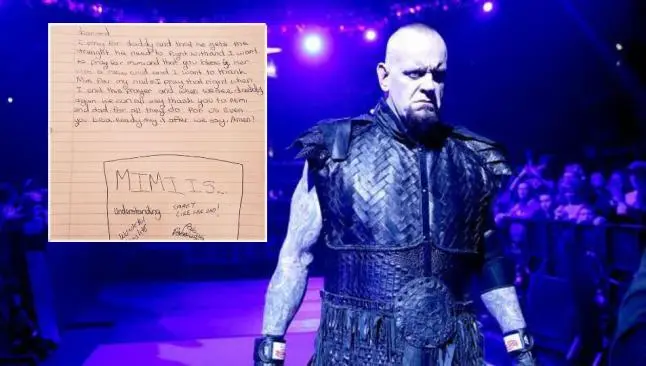 Hija de The Undertaker le manda carta previo al Wrestlemania 31