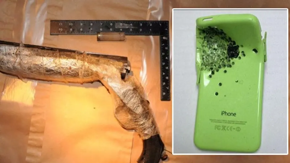 Iphone 5C salva la vida de un joven