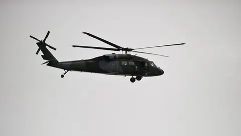 Muestran video de helicóptero que explota después de aterrizar