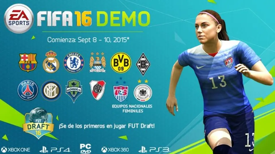 FIFA 16 contará con demo el 8 de septiembre
