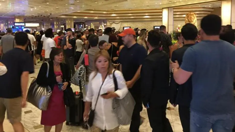 Locura total en el MGM previo al Mayweather-Pacquiao
