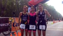 Paola Díaz e Irving Pérez ganan Duatlón de SLP