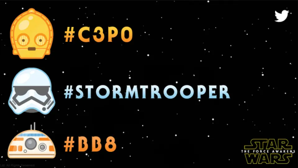 Emojis de Star Wars invaden Twitter