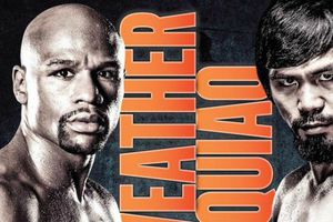Revelan póster oficial de la pelea Mayweather-Pacquiao