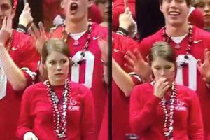 Misteriosa reacción de mujer en Sugar Bowl causa sensación en la red