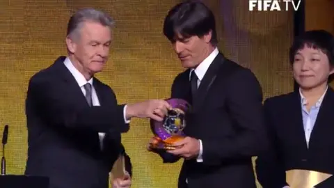 Joachim Löw gana premio al mejor entrenador del mundo