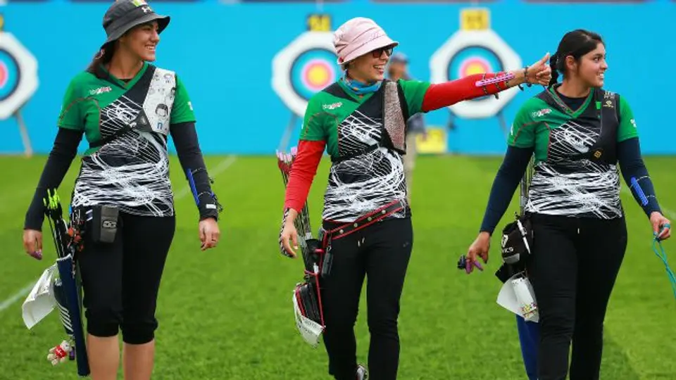 Equipo femenil de tiro con arco obtiene Plata en JP