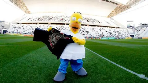 Corinthians 'ficha' a Homero Simpson