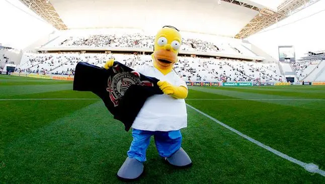 Corinthians 'ficha' a Homero Simpson