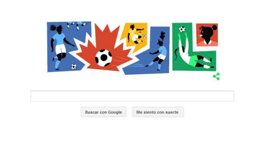 Google dedica un doodle al Mundial Femenil