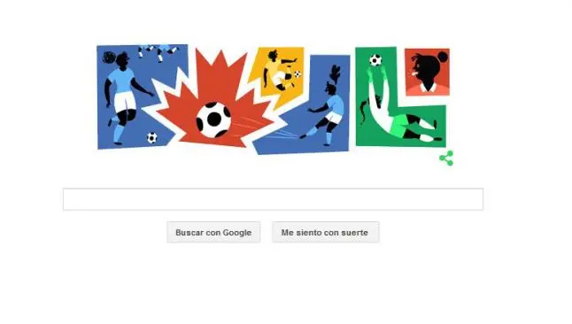 Google dedica un doodle al Mundial Femenil