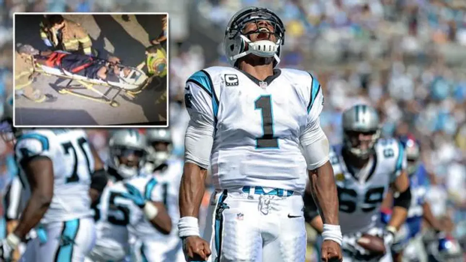 Cam Newton sufre accidente automovilístico