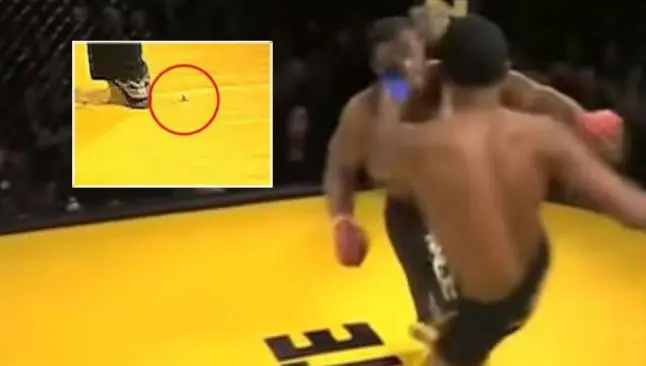 Luchador pierde ojo en pelea y el árbitro casi lo pisa