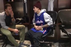Blake Griffin se topa de nuevo con Justin Bieber, a quien golpeó en febrero pasado