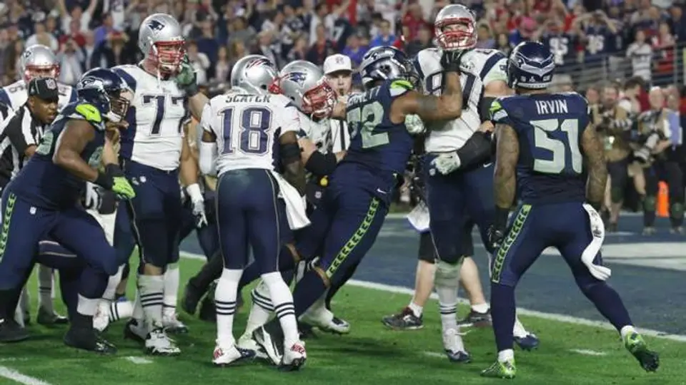 Cuatro jugadores reciben sanciones por pelea en Super Bowl