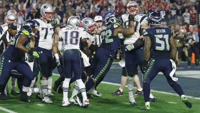 Cuatro jugadores reciben sanciones por pelea en Super Bowl