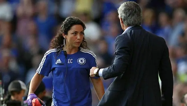 Eva Carneiro  junto a José Mourinho | ESPECIAL