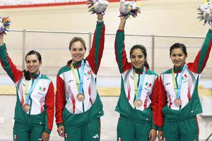 Ciclistas mexicanas ganan Bronce en persecución por equipos