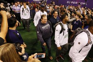 Tom Brady, la estrella del Media Day' previo al SB