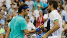Cilic da la sorpresa y elimina a Federer del US Open