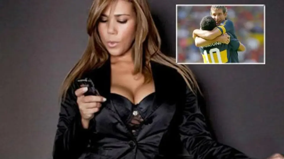 Riquelme intentó bajarle la novia a Palermo