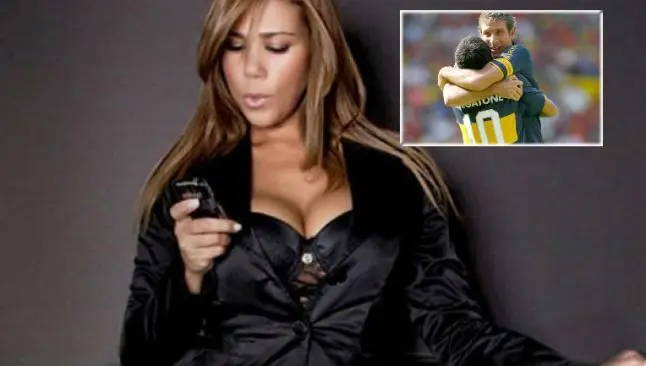 Riquelme intentó bajarle la novia a Palermo