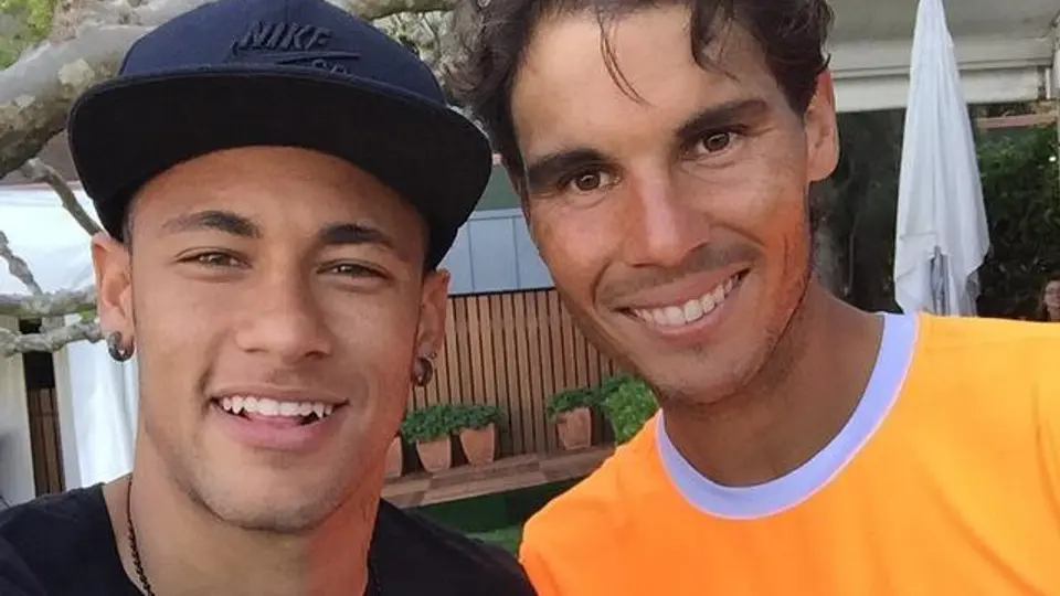 Neymar muestra fanatismo hacia Rafael Nadal