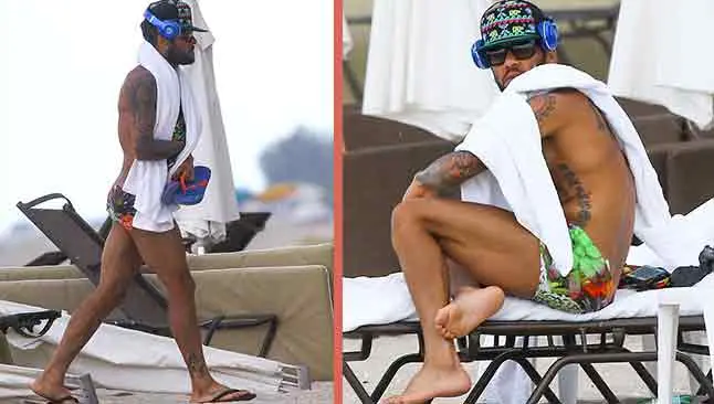 Dani Alves vacaciona muy solito en Miami