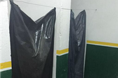 Baños para damas del Estadio León, en estado deplorable