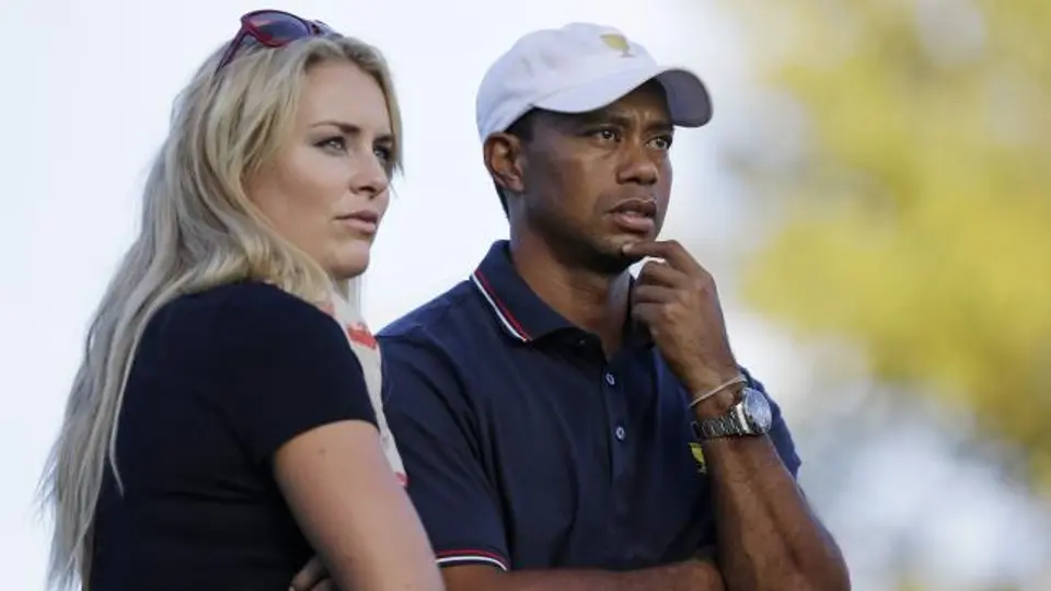 Esquiadora anuncia rompimiento con Tiger Woods