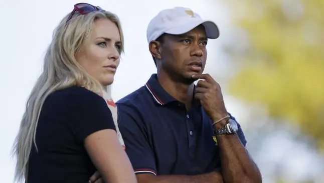 Esquiadora anuncia rompimiento con Tiger Woods