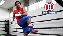 Pacquiao afina 'armas' para combate con Mayweather