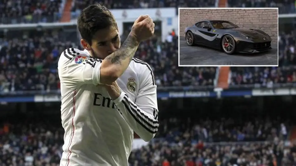 Isco se regala Ferrari para celebrar golazo contra el Depor