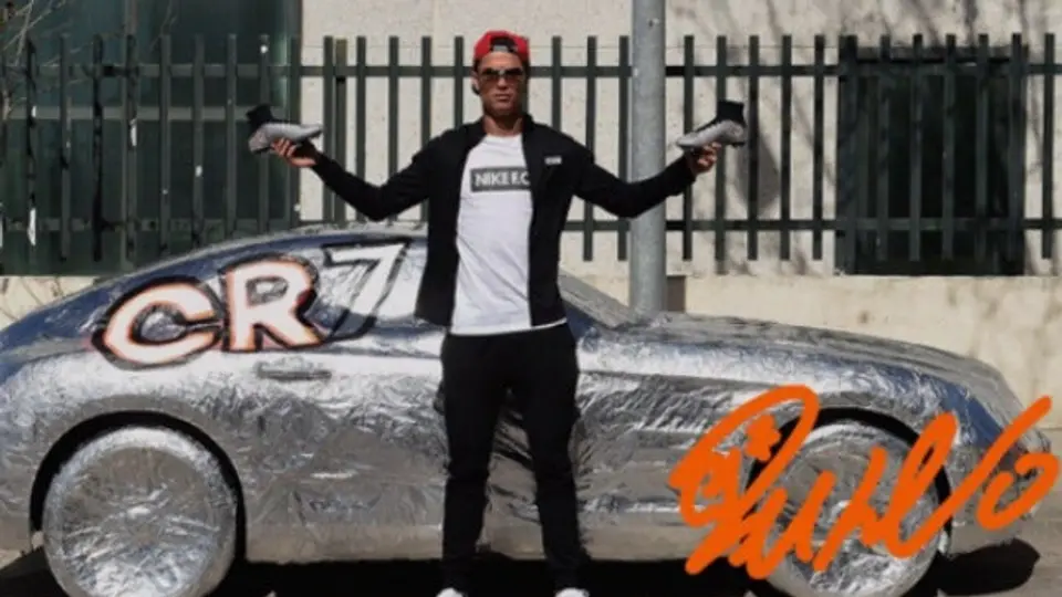 Cristiano Ronaldo le 'enchula' el auto a Quaresma