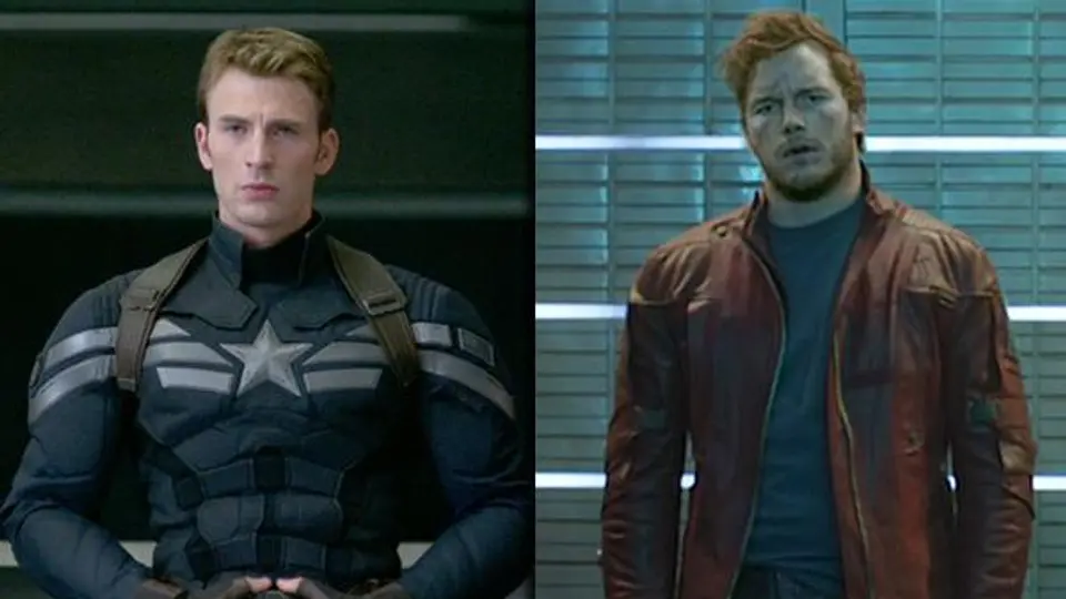Capitán América y Star-Lord cruzan apuesta por el Super Bowl
