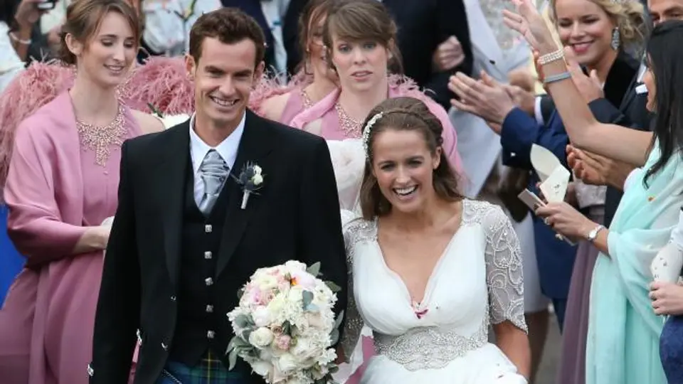 Boda de Andy Murray paraliza su ciudad natal