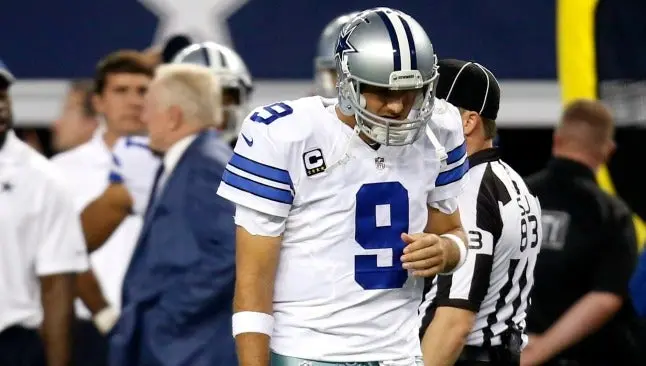 Tony Romo es duda para el duelo contra Arizona