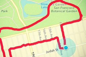 Corredora utiliza Nike Plus para crear interesantes dibujos