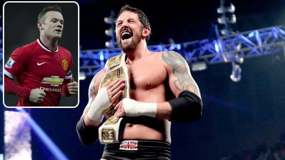 Wade Barrett reta a Wayne Rooney para Wrestlemania 31