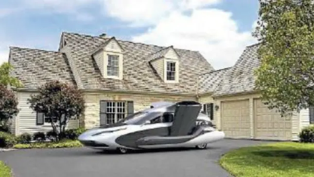 TF-X, el auto volador futurista