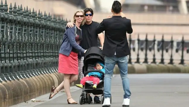 Familia pide a Hamilton que les tome foto en Sydney